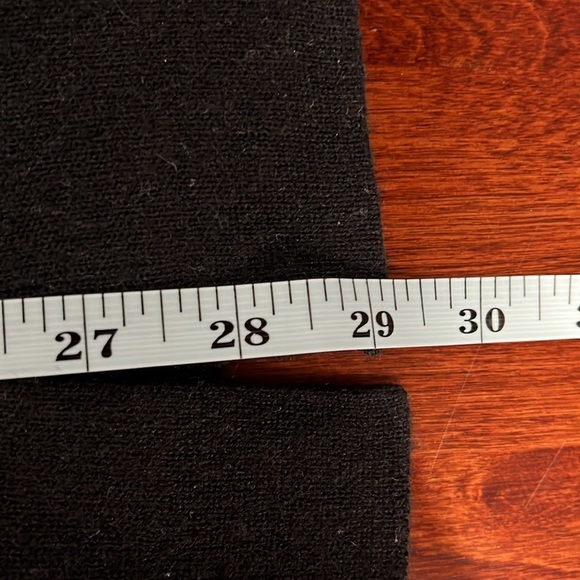 Appleseed’s Womens Vest M Black Notched Collar Button Up Side Slits Stretch EUC - Picture 9 of 10